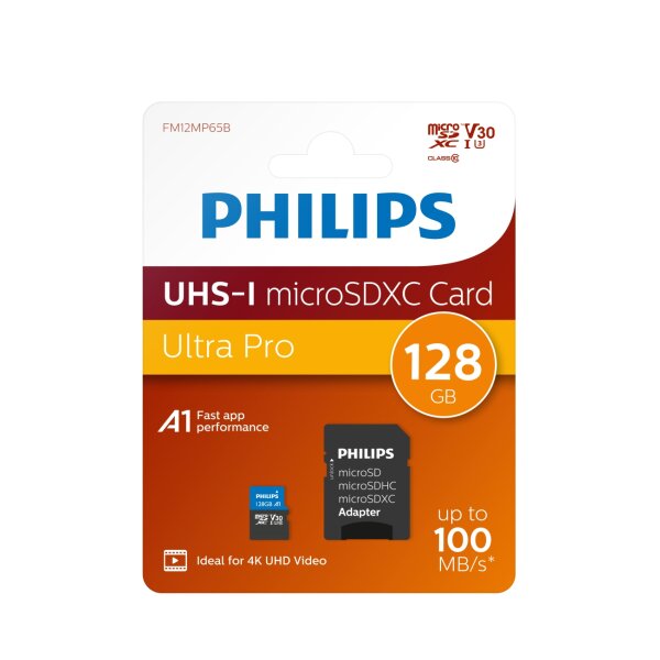 Philips microSDXC FM12MP67B 128GB - UHS-I