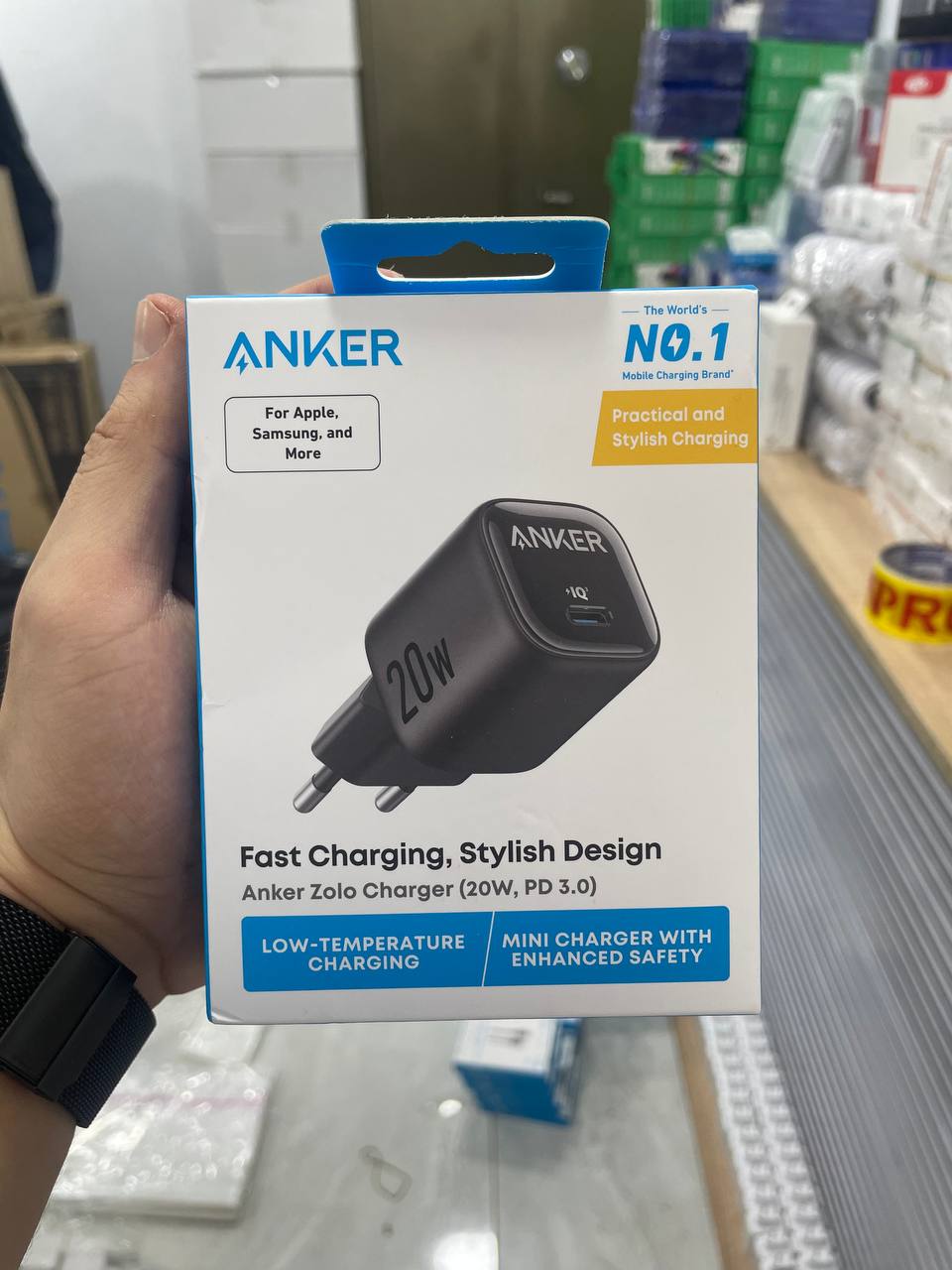 Anker Zolo 20W PD 3.0 (Noir) - Original